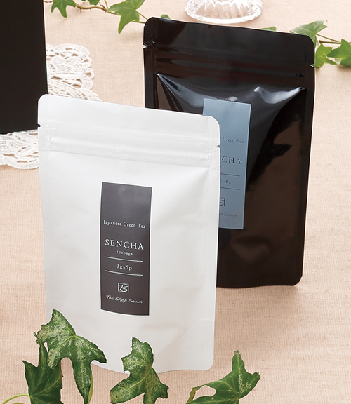 Two-color printed white and black bags